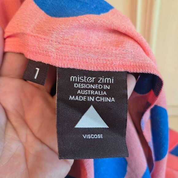 NWT Mister Zimi Maeve Dress Sapphire Blue Maxi  2 - Picture 7 of 12